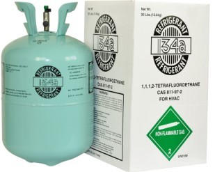 Refrigerant gas r134a 